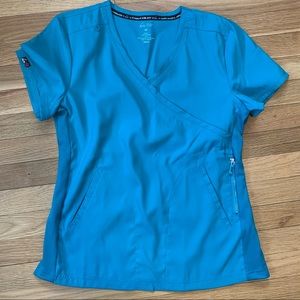 Koi Lite Philosophy Scrub Top